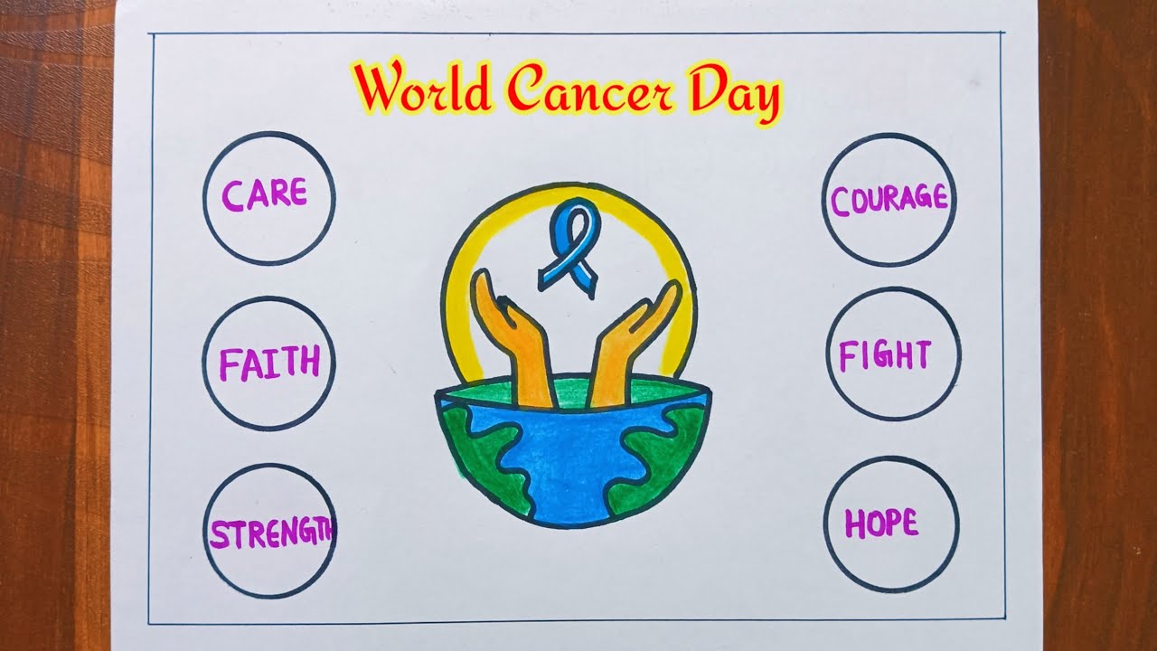 World Cancer Day Drawing | Together We Can Beat Cancer