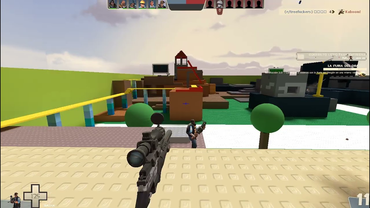 Jugando Tf2 Test Solo Porque Logre Fixiar El Lag!!! (Fix Lag)