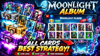 BEST Moonlight Album Strategy 🌙 Get ALL Cards + FREE Animated Frame & MAX Cue! | 8 Ball Pool