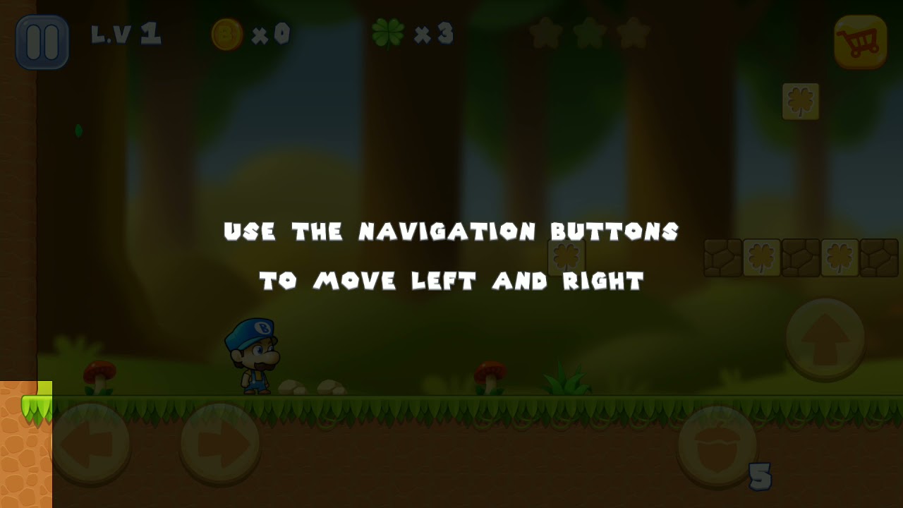 Bobby's World Platformer Game/ level 1 /Silent Walkthrough and Gameplay🎮 Android 10 Google Pixel XL