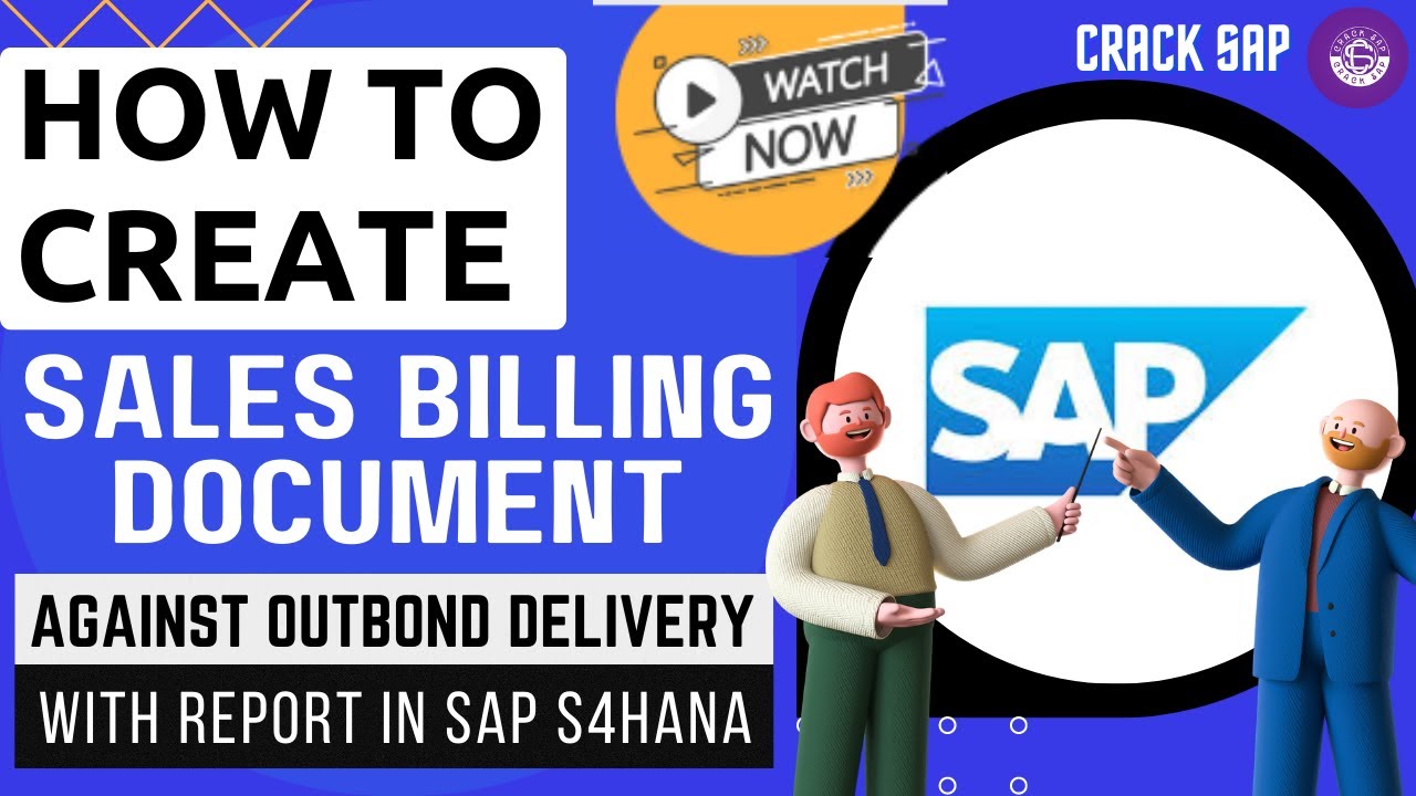 How to Create Sales Billing Document against Outbond Delivery with report in SAP S4HANA
