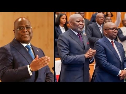 3 9 25 TSHISEKEDI VIENT DE METTRE FIN AU MANDAT DE SAMA LUKONDE ET KAMERHE AU PARLEMENT CONGOLAIS 