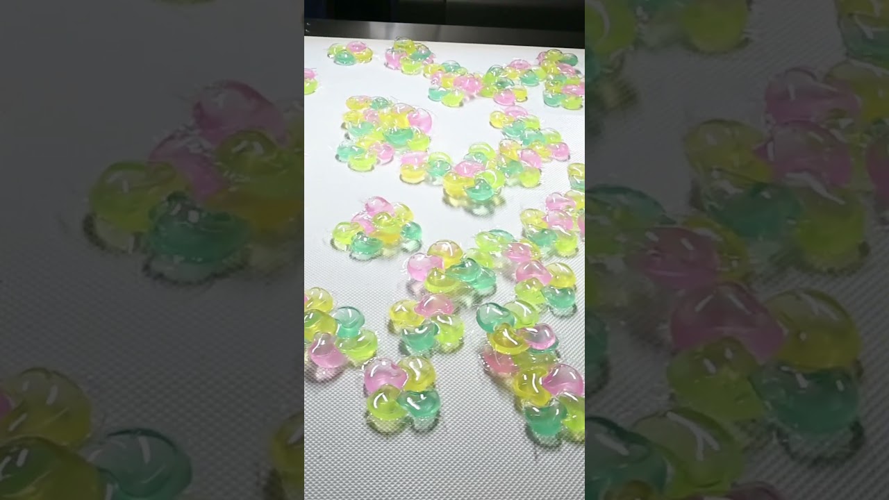 POLYVA laundry detergent pods produce machine for liquid 4 chamber water-soluble pods 