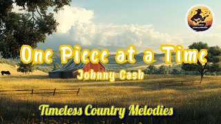 One Piece at a Time - Johnny Cash ( Lyrics/Letra )