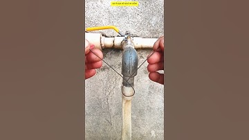 How to tie a pipe to a tap #dailylifehacks #hacks #tricks #tips #shorts #trendingshorts #diy