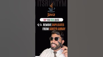 Remove duplicates #coding #programming #leetcode #array #java #interview #job #problemsolving