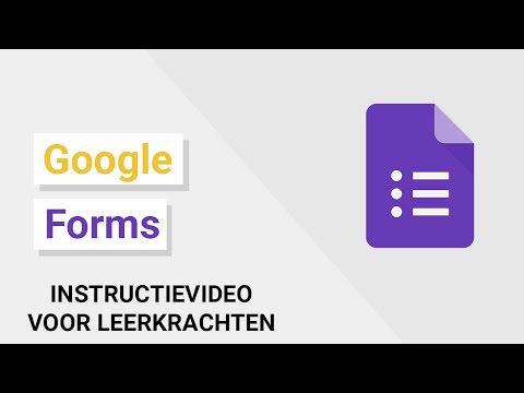 Google forms instructievideo