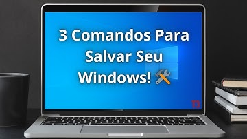 Como Resolver TODOS os Problemas do Windows com 3 COMANDOS Simples!