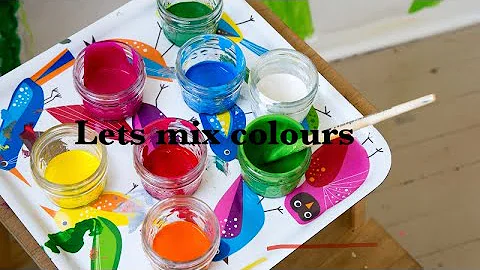 Mixing up colours🎨 lets try it!!