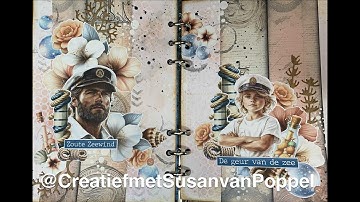 Collage Art Zomerchallenge bij Hobbyvision; opdracht 5 (6-8-25)