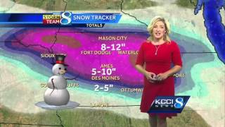 Videocast: Winter storm warning in effect