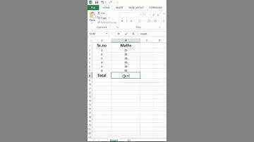 Sum Formula in Excel, Excel Formula #short #shortsvideo #shortsviral