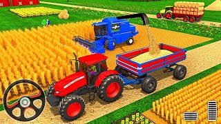 🚜 Heavy Tractor Trolley Cargo Simulator 3D - Farming Cargo Driver - Android Gameplay #2 screenshot 2