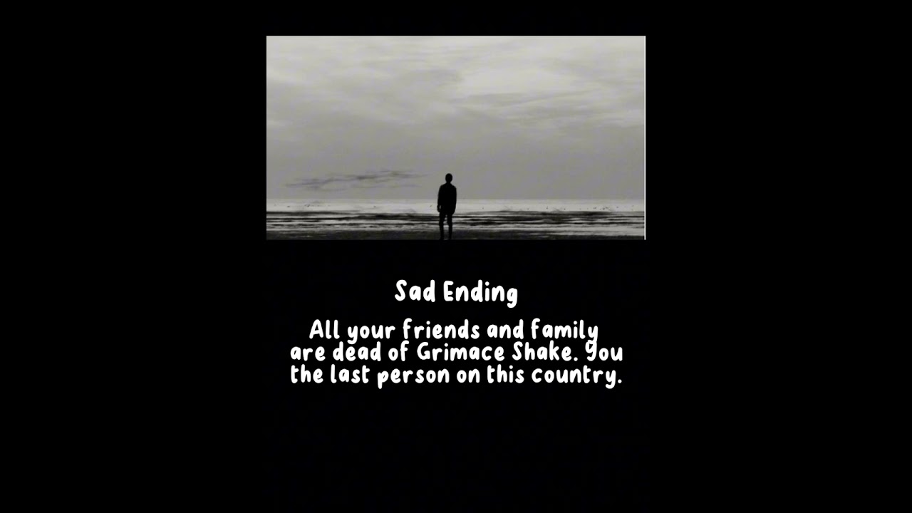 Grimace Shake All Endings