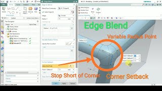 #Edge Blend Command In UG Nx Cad