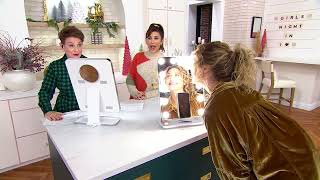 Sharper Image SpaStudio Hollywood Vanity Mirror with Fans on QVC screenshot 3
