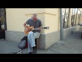 Блюз. Уличные музыканты. Львов.