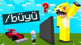 Minecraftta Kardeşimi Büyüme Modu İle Yapı Kapışmasında Trolledim