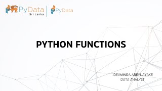 Introduction to Python - Episode 5: Python Functions