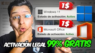 Como ACTIVAR WINDOWS/OFFICE casi GRATIS y LEGAL🔑💻 | ¿Keys BARATAS son SEGURAS?🤔