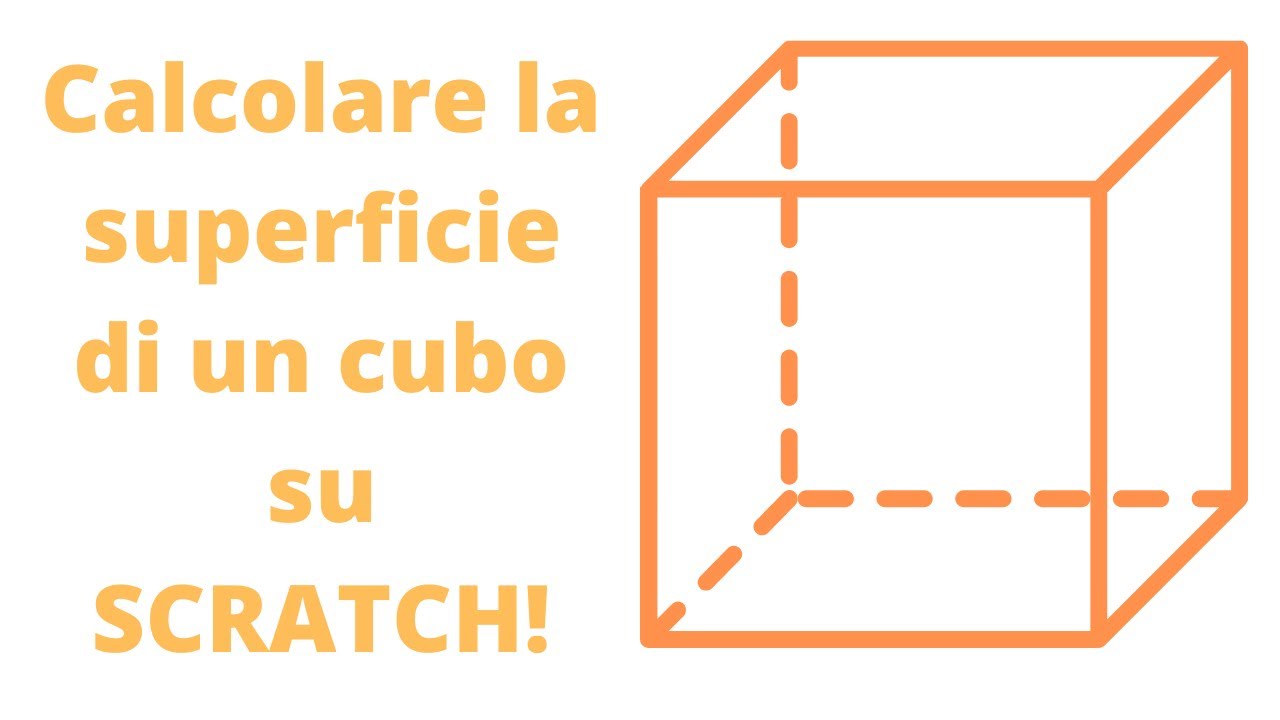 Come calcolare la superficie di un cubo con Scratch: PROGRAMMA DI