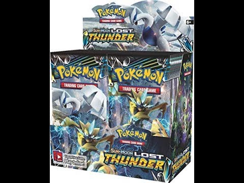 Pokemon tcg Lost Thunder Booster Box Opening... How many Pulls?!!