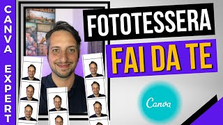 FOTOTESSERA Facile e Veloce con Canva | No Photoshop (Tutorial Canva Completo) screenshot 3