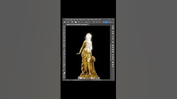 How to convert gold statue in silver | #shorts #photoshop