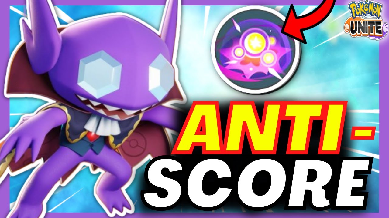 This Feint Attack Sableye Build DOESN'T Let Enemies SCORE! (Pokemon Unite)