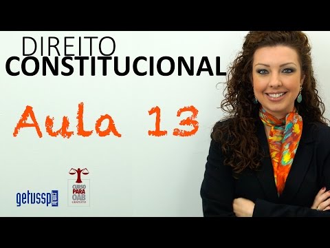 Aula 13 - Direito Constitucional - Princípios Fundamentais da CF 88 - Parte 2