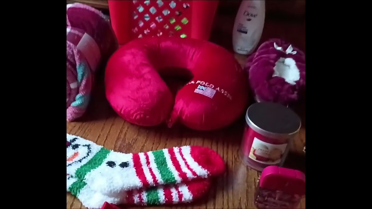 Self-Care Basket Doing It Up In Burgundy And Red ♥️