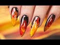 Red Hot Flaming Nails