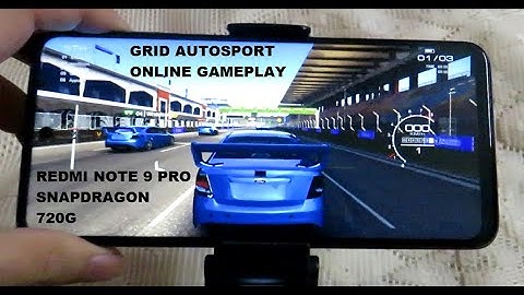 Redmi Note 9 Pro Grid Autosport Online Gameplay Android Snapdragon 720G + Heating Test