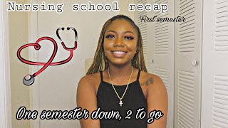 Nursing school diaries: first semester recap🩺