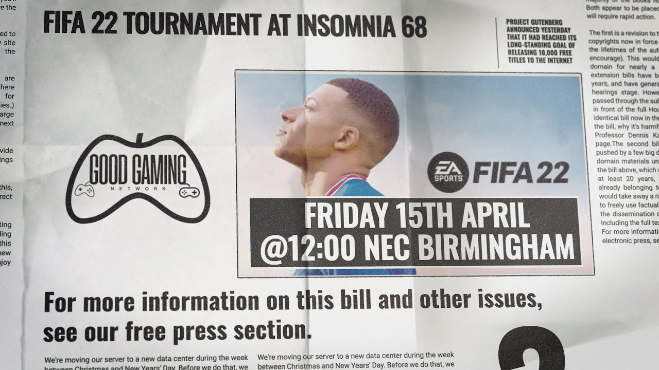 Fifa 22 Tournament at Insomnia 68
