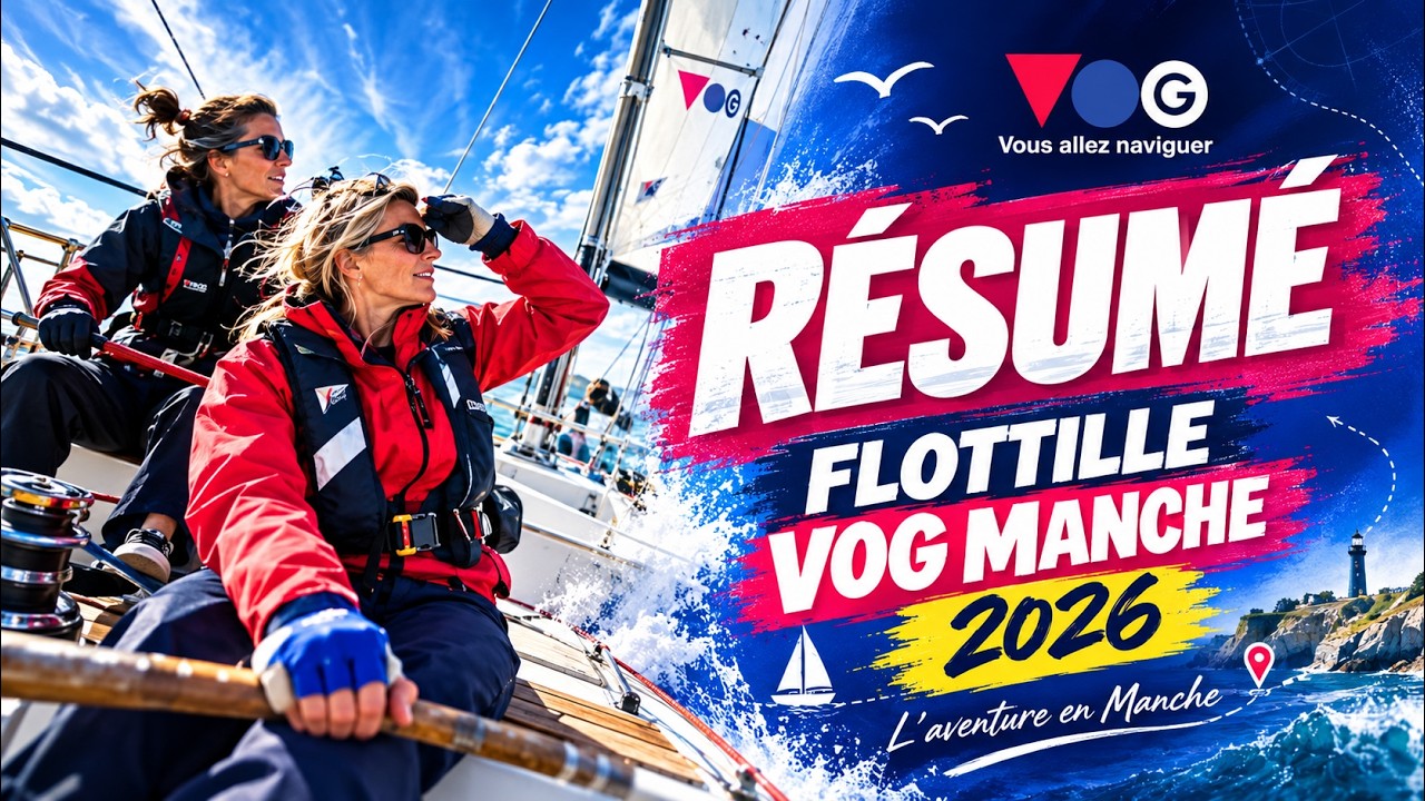 ⁣Flottille VOG Manche 2026 : le RÉSUMÉ d’une aventure en mer !