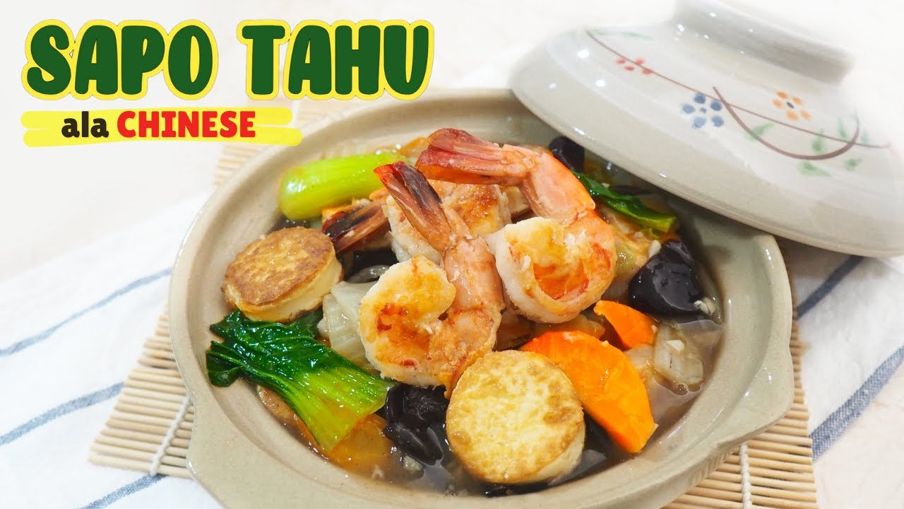 RESEP SAPO TAHU SEENAK RESTORAN CHINESE. SIMPLE, ENAK & HALAL