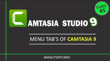 Learn Camtasia Studio 9 | Lesson 5 ( Menu’s Tabs) in Urdu / Hindi