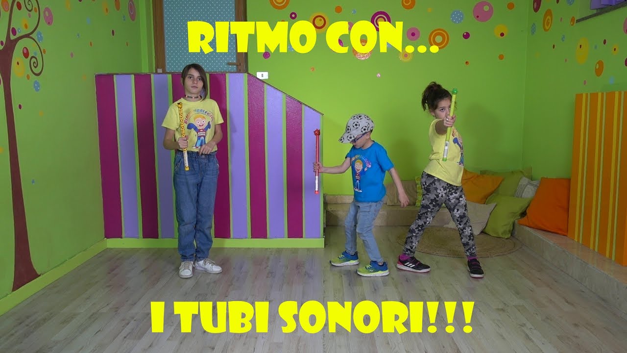 GIOCO RITMICO CON TUBI SONORI "SALTA E BALLA" YouTube