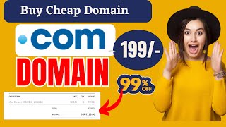Cheap Domain Name Registration 2023 | .Com Domain only @ Rs.199 (Hindi) | Free Hosting |Hosty Review
