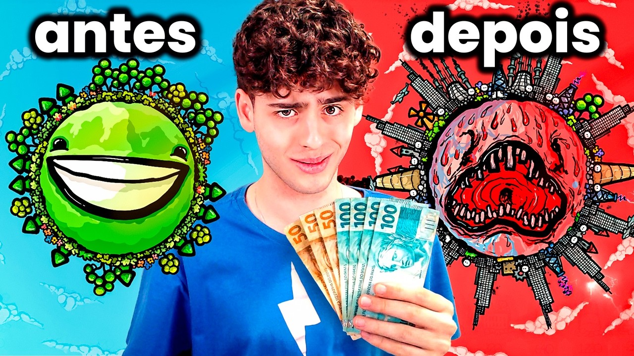 DESTRUÍ O PLANETA TERRA LOTANDO ELE DE FÁBRICAS