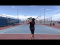 HB Tennis Singles (1st Match) vs. FVHS @ FVHS - 4/26/22 League Tournament