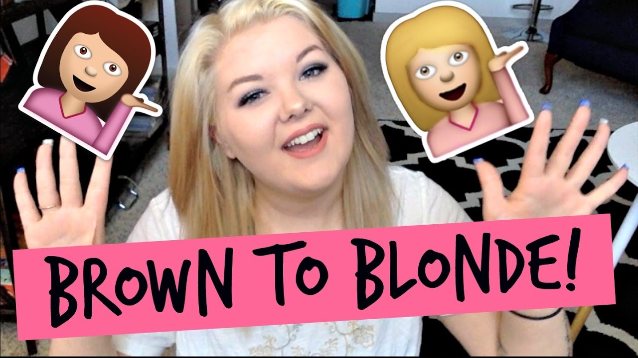 BOXDYE BROWN HAIR TO BLONDE HOW TO AT HOME! YouTube