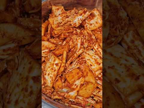 절이지않고 이것을 넣어 감칠맛 폭발! 갈비탕집 석박지 #food