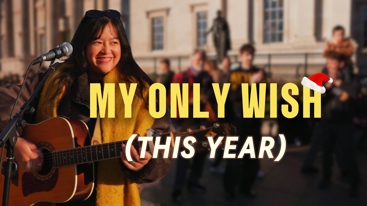 MOST UNDERRATED XMAS SONG in THE STREETS of LONDON! | Britney Spears (My Only Wish)