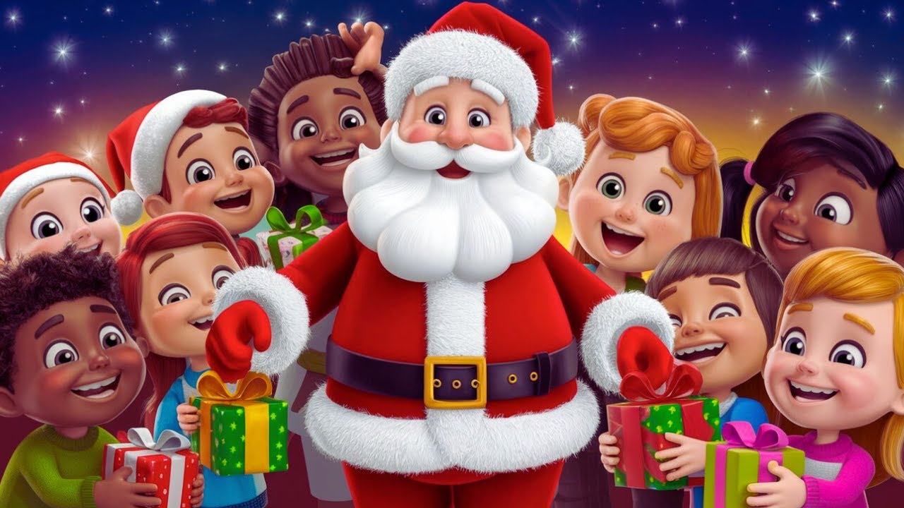 Jingle bells | Christmas song with Santa Claus | Nursery rhymes | Kids ...