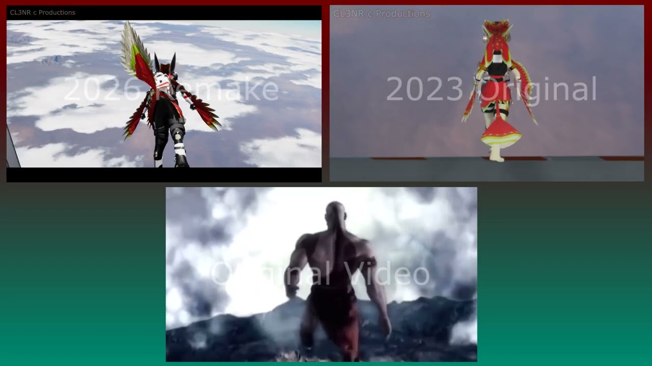 Kratos/Avali Meme Comparison