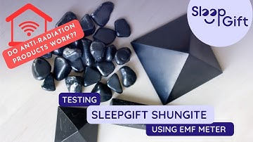 Testing SleepGift™ EMF Neutralizer Shungite using EMF Meter | SleepGift