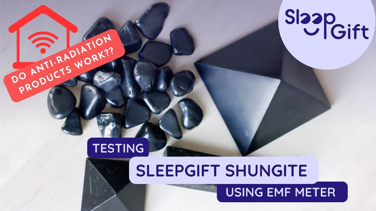Testing SleepGift™ EMF Neutralizer Shungite using EMF Meter | SleepGift