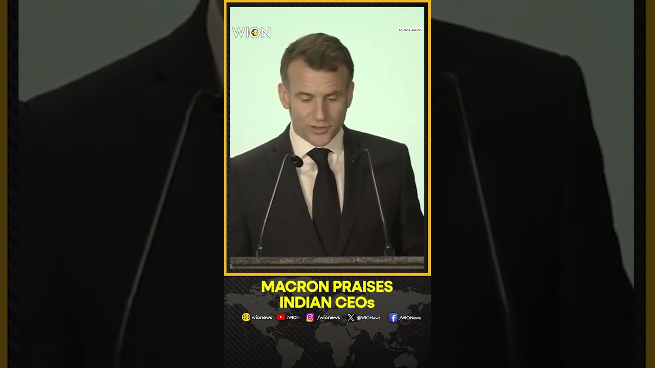CEOs of Chanel, Alphabet, Adobe All Indian: Macron's Big Praise For India | WION Shorts